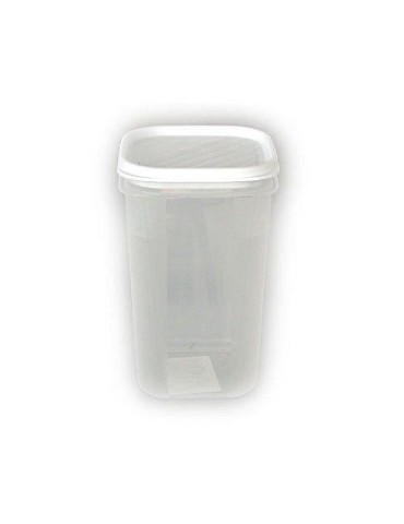 CONTENEDOR ALIMENTOS 1 L. BLANCO CUADRADO 1160401