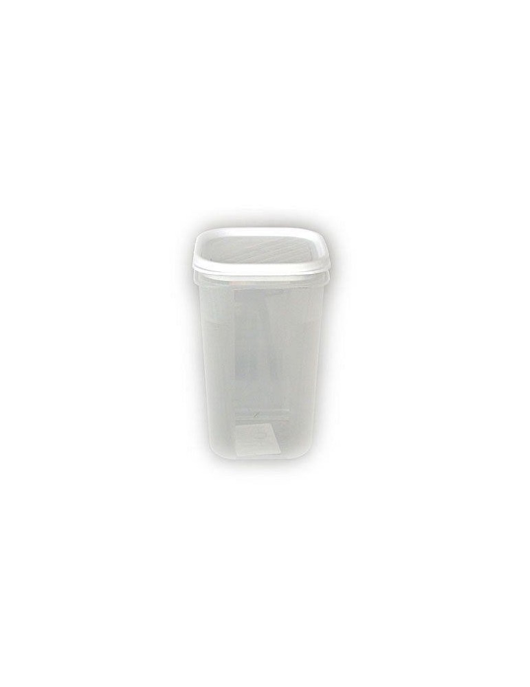 CONTENEDOR ALIMENTOS 1 L. BLANCO CUADRADO 1160401