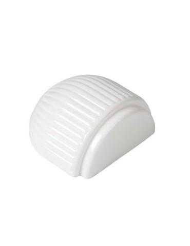 TOPE PUERTA FLEXIBLE ADHESIVO BLANCO 40X39MM