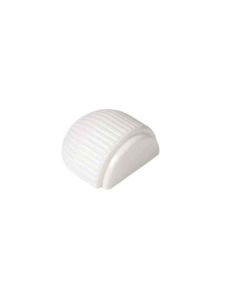 TOPE PUERTA FLEXIBLE ADHESIVO BLANCO 40X39MM