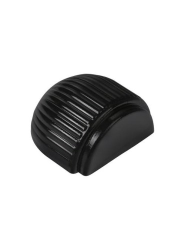 TOPE PUERTA FLEXIBLE ADHESIVO NEGRO 40X39MM