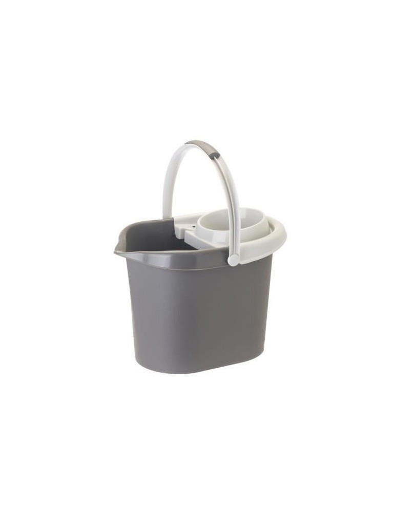 CUBO RECT.BAMBOO PRINT GREY CON ESCURRIDOR 9392