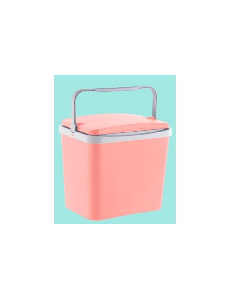 NEVERA RIGIDA PORTATIL 24L ROSA PASTEL CAMPOS 7534