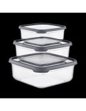 SET 3 TUPPER CUADRADO GRIS (400-800-1400ML) 04131