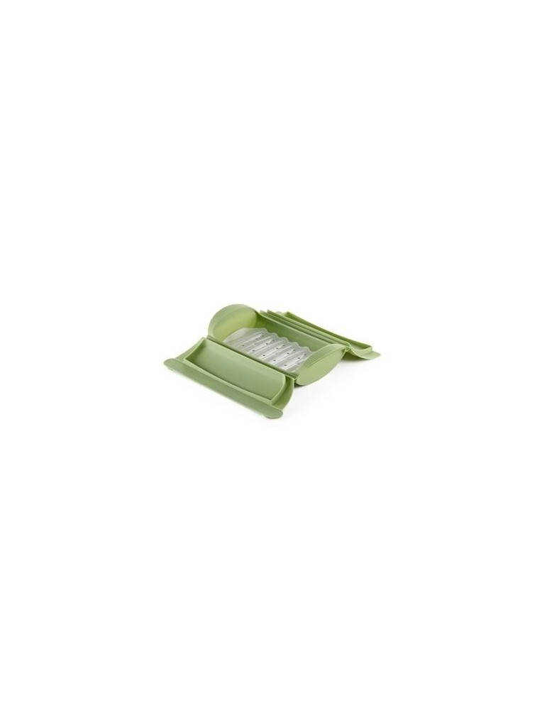 ESTUCHE DE VAPOR C/BANDEJA 2 PERSONAS COLOR VERDE