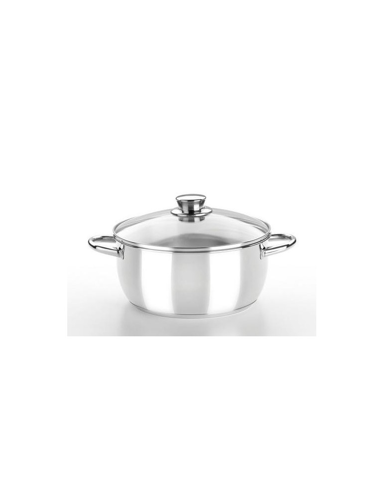 CACEROLA OPTIMA TAPA CRISTAL 32CM