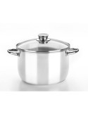 OLLA CON TAPA CRISTAL 24 CM. OPTIMA M453124