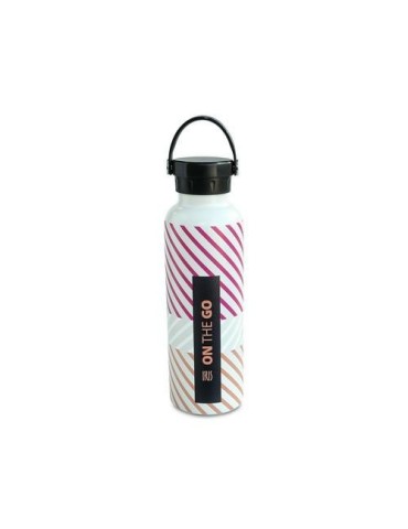 BOTELLA TERMO 750ML FUCSIA FLUOR PRINT ON THE GO