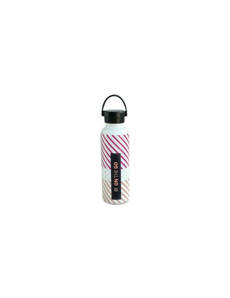 BOTELLA TERMO 750ML FUCSIA FLUOR PRINT ON THE GO