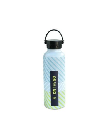 BOTELLA TERMO 750ML TURQUESA FLUOR PRINT ON THE GO