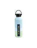 BOTELLA TERMO 750ML TURQUESA FLUOR PRINT ON THE GO