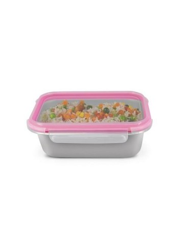 CONTENEDOR RECTANGULAR ACERO INOX 1200ML