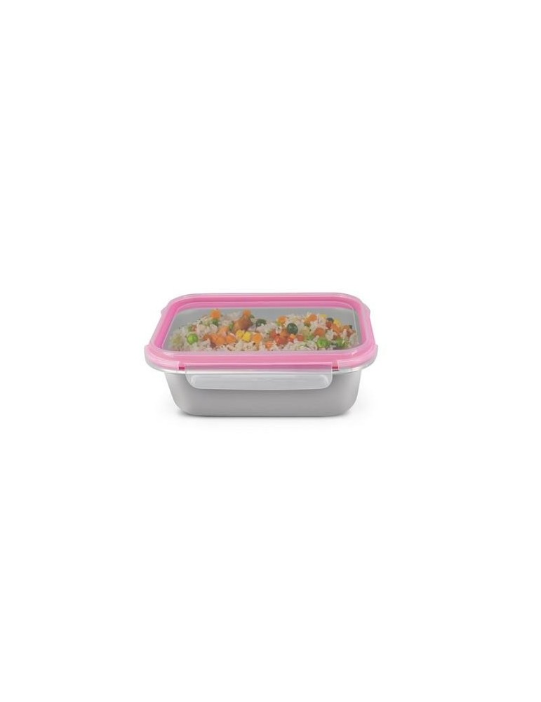 CONTENEDOR RECTANGULAR ACERO INOX 1200ML