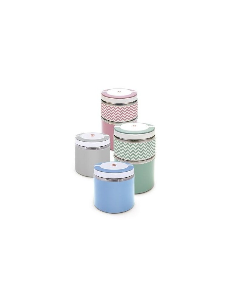 LUNCHBOX DOBLE SURTIDO INOX 0,9L 8344-IS