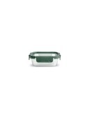 CONTENEDOR VIDRIO RECTANGULAR 370ML C/TAPA 8580-V