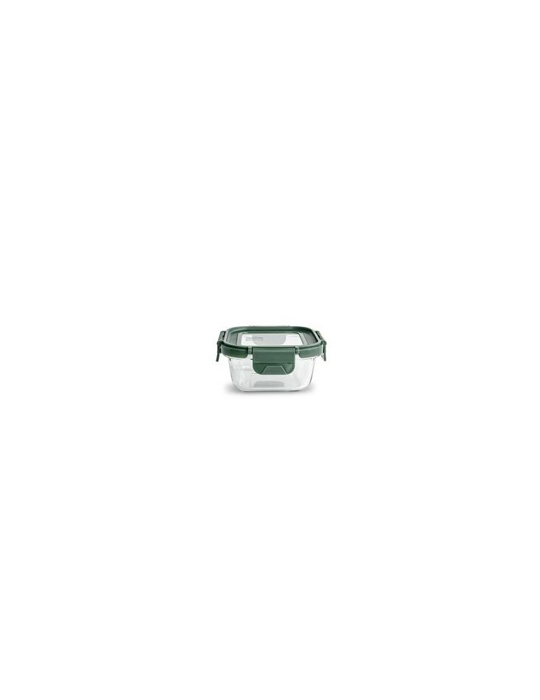 CONTENEDOR VIDRIO CUADRADO 320ML C/TAPA 8584-V