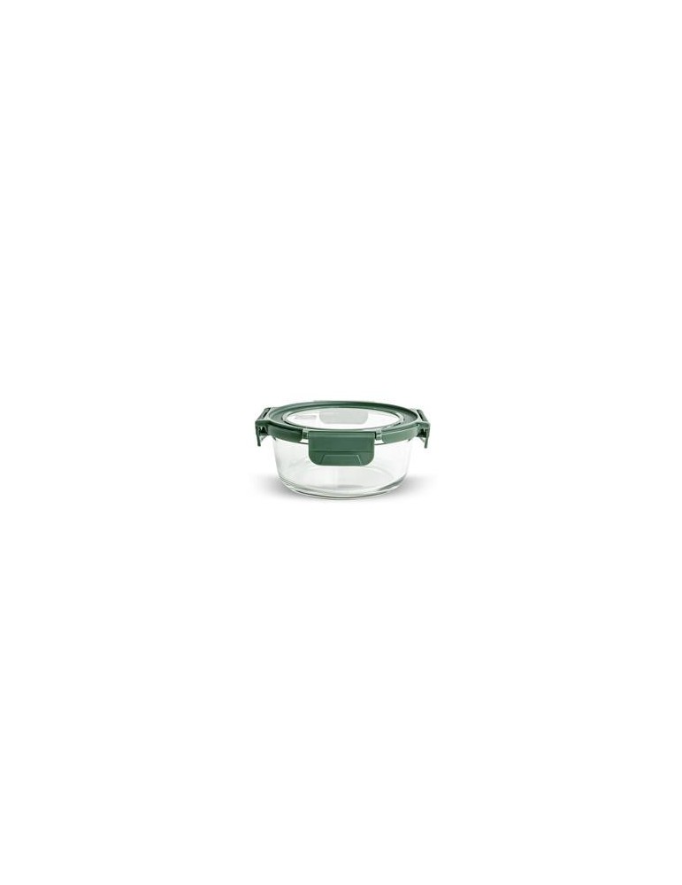CONTENEDOR VIDRIO REDONDO 620ML C/TAPA 8588-V