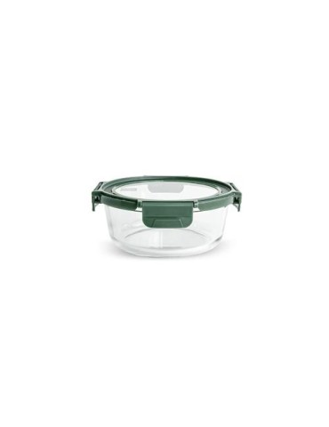 CONTENEDOR VIDRIO REDONDO 950ML C/TAPA 8589-V