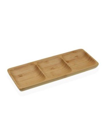 FUENTE 3 COMPARTIMENTOS BAMBU  26X10X2CM  19910304