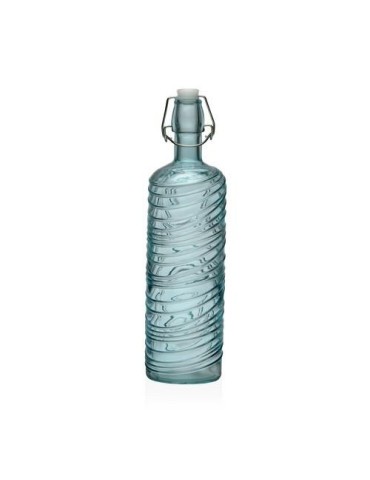 BOTELLA TURQUESA 1000ML 8.2X8.2X30.6CM 22500087