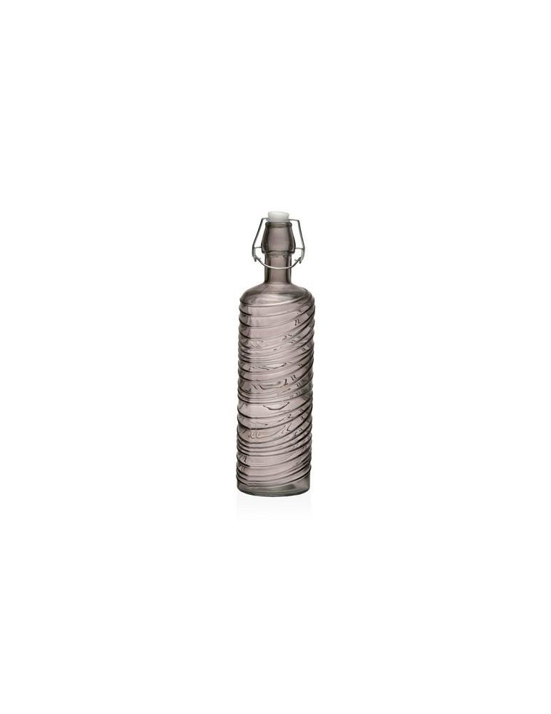 BOTELLA GRIS 1000ML 8.2X8.2X30.6  22500088