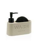 DISPENSADOR ESTROPAJERO BEIGE 17.3X6.3X15CM