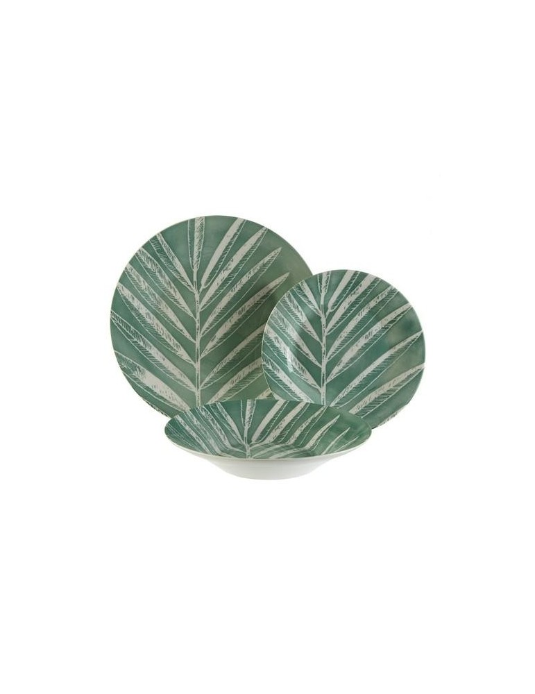 VAJILLA PORCELANA 18 PIEZAS BRIDGET  22380030