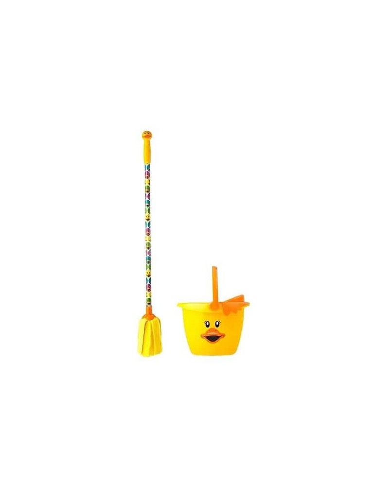 SET FREGAR INFANTIL C/PALO Y CUBO PATO 7543