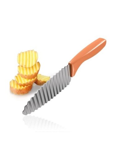 CUCHILLO DECORADOR ONDULADO ACERO INOX 252795000