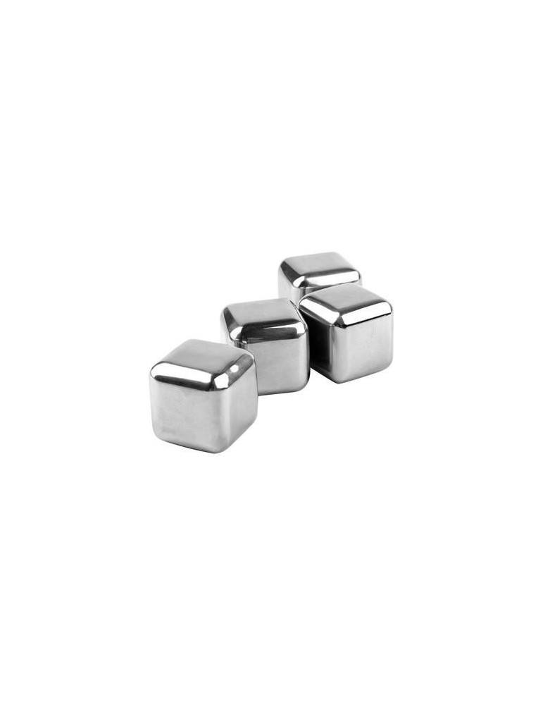 CUBITOS HIELO REUTILIZABLES 4 PIEZAS METALICO