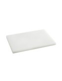 TABLA CORTAR POLIETILENO 29X20X1.5CM  BLANCA