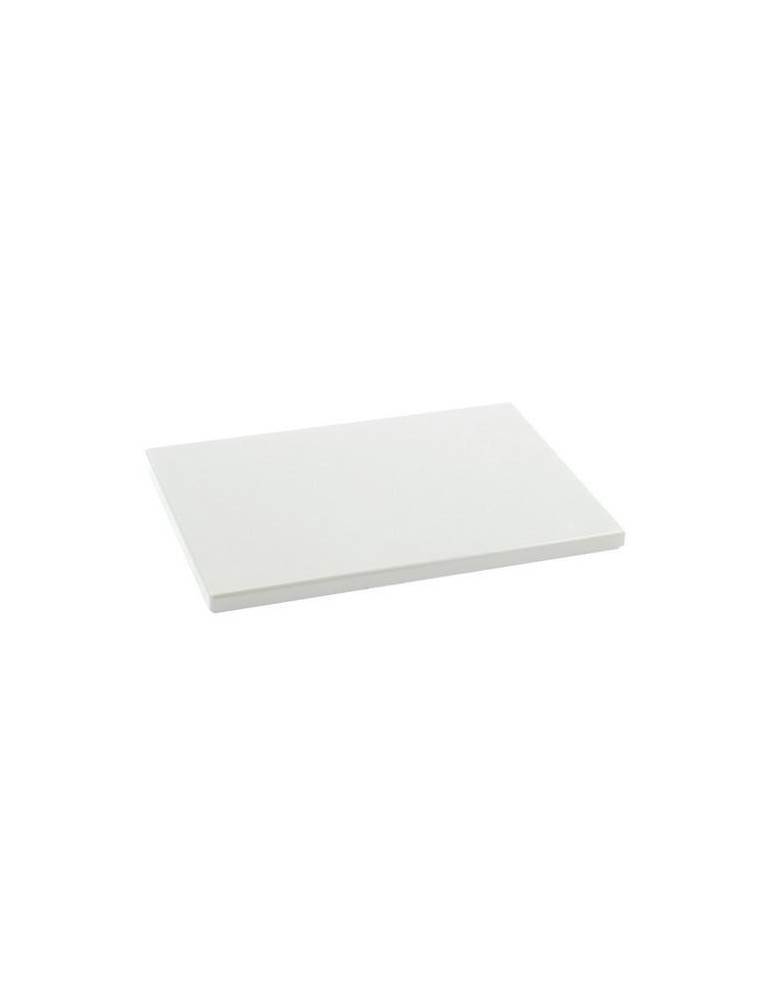 TABLA CORTAR POLIETILENO 33X23X1.5CM  BLANCA