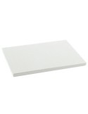 TABLA CORTAR POLIETILENO 33X23X1.5CM  BLANCA