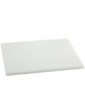 TABLA CORTAR POLIETILENO 38X28X1.5CM  BLANCA
