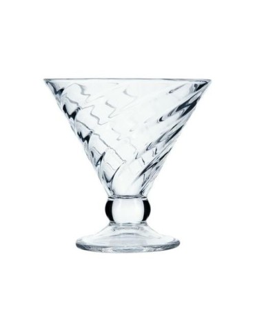 COPA HELADO VIDRIO 32.5CL CONICA TRANSP UMA QUID