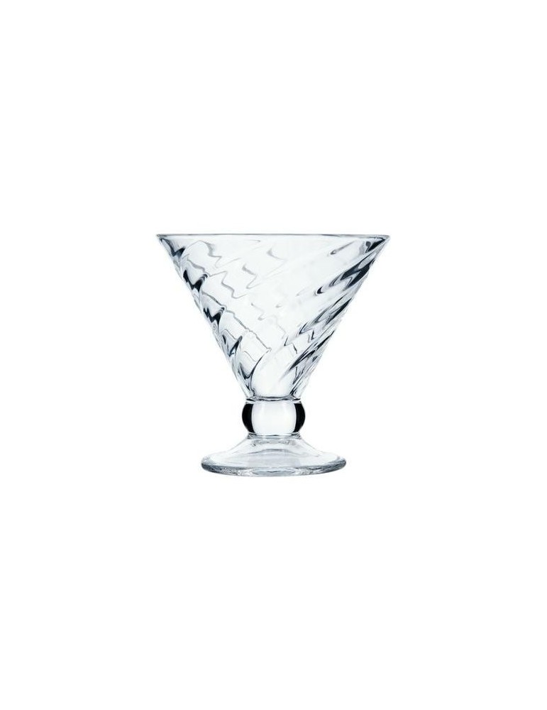 COPA HELADO VIDRIO 32.5CL CONICA TRANSP UMA QUID