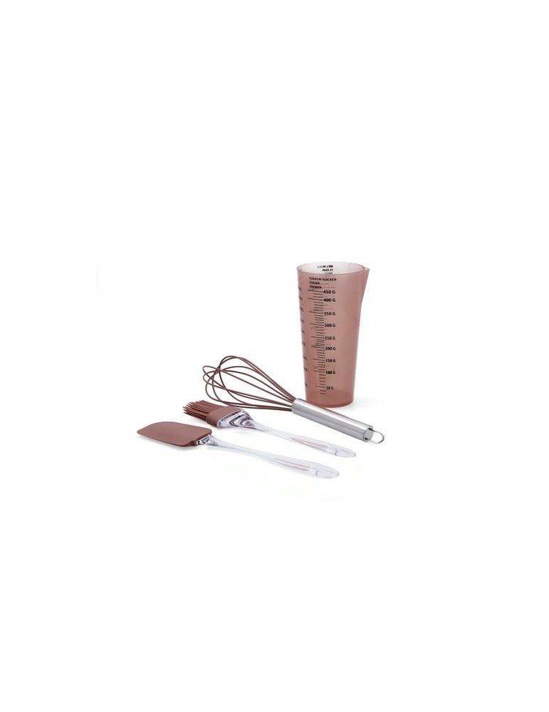 SET 3 GADGETS COCINA SILICON C/CUBO RTS CRETA QUID