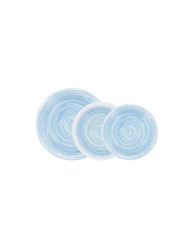 VAJILLA 18 PIEZAS EOLIA AZUL LUMINARC  5429553