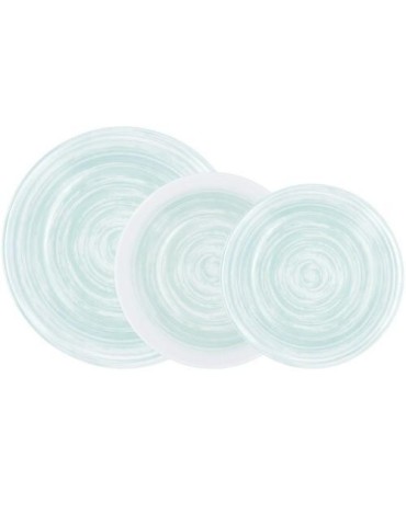 VAJILLA 18 PIEZAS EOLIA VERDE LUMINARC  5429664