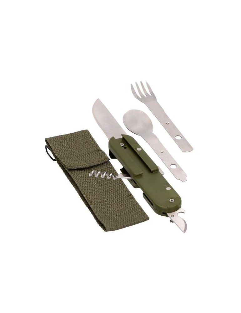 SET CUBIERTOS CAMPING C/ FUNDA CAMPING 52807