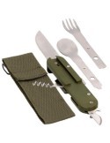 SET CUBIERTOS CAMPING C/ FUNDA CAMPING 52807