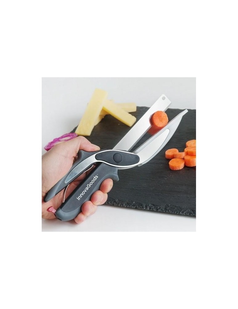 CUCHILLO-TIJERA CON MINI TABLA CORTAR PIZARRA