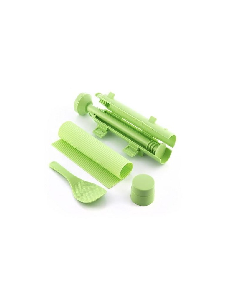 SET SUSHI CON RECETAS 3 PIEZAS VERDE V0103086