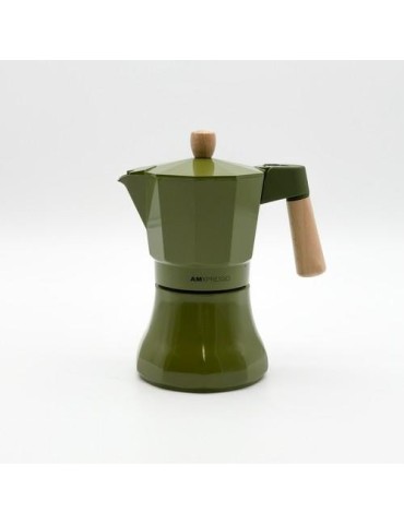 CAFETERA ITALIANA GREEN  EXPRESS 6T FULL INDUCTION