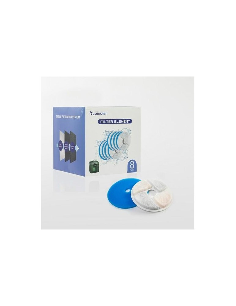 FILTROS PARA FUENTES GATOS TRIPLE CAPA 8UDS