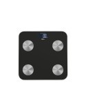 BASCULA BAÑO ANALIZADOR DATOS NEGRO HBAS1155