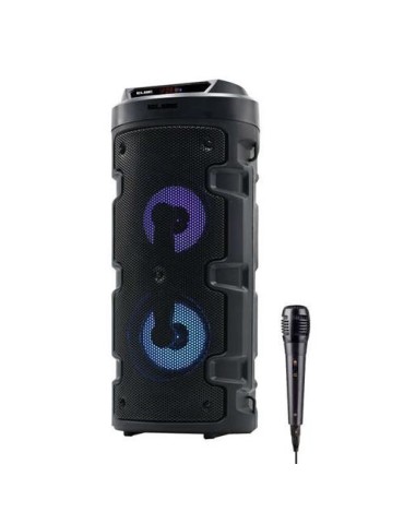 ALTAVOZ BT KARAOKE PORTATIL LED 10 - ELBE ALT-88-T