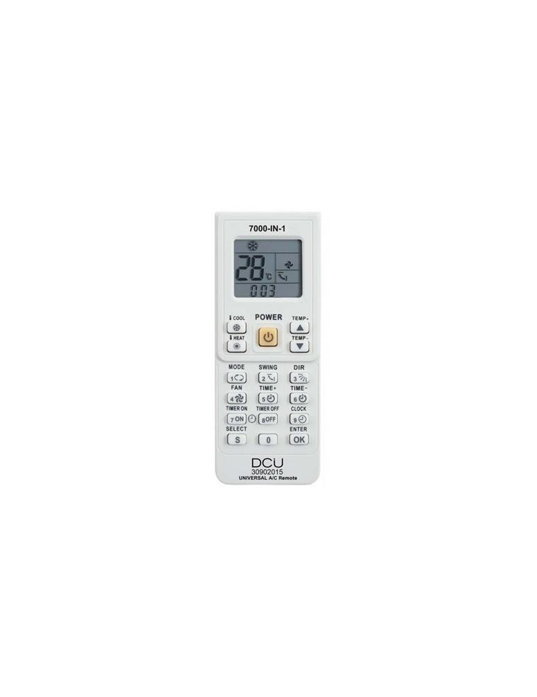 MANDO A DISTANCIA UNIVERSAL P/ AIRE ACONDICIONADO