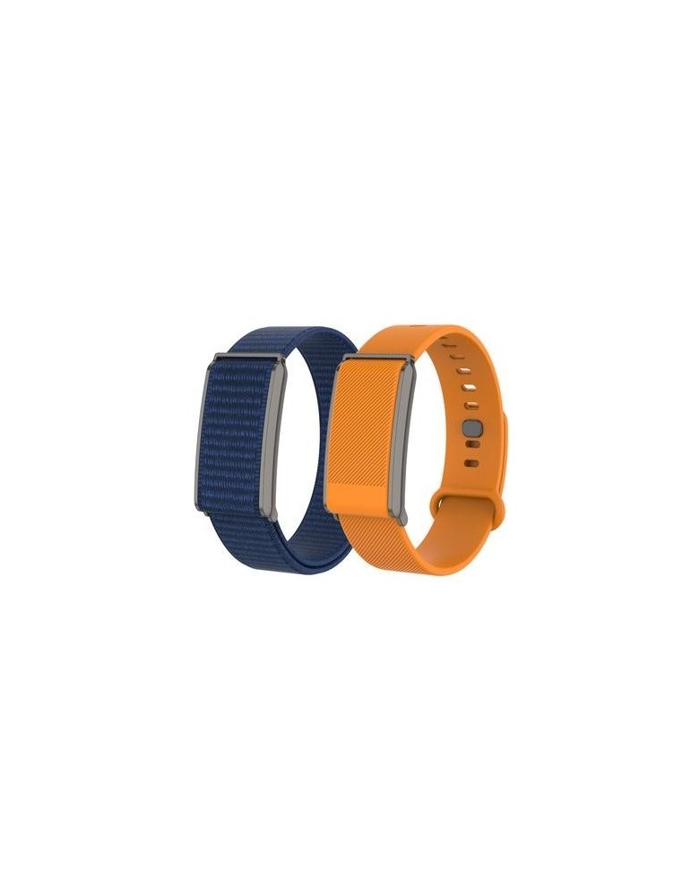 PULSERA INTEL MOVE FITBAND NARANJA AZUL MARINO