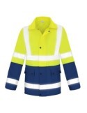 PARKA ALTA VISIB.BICOLOR FLUOR. XL